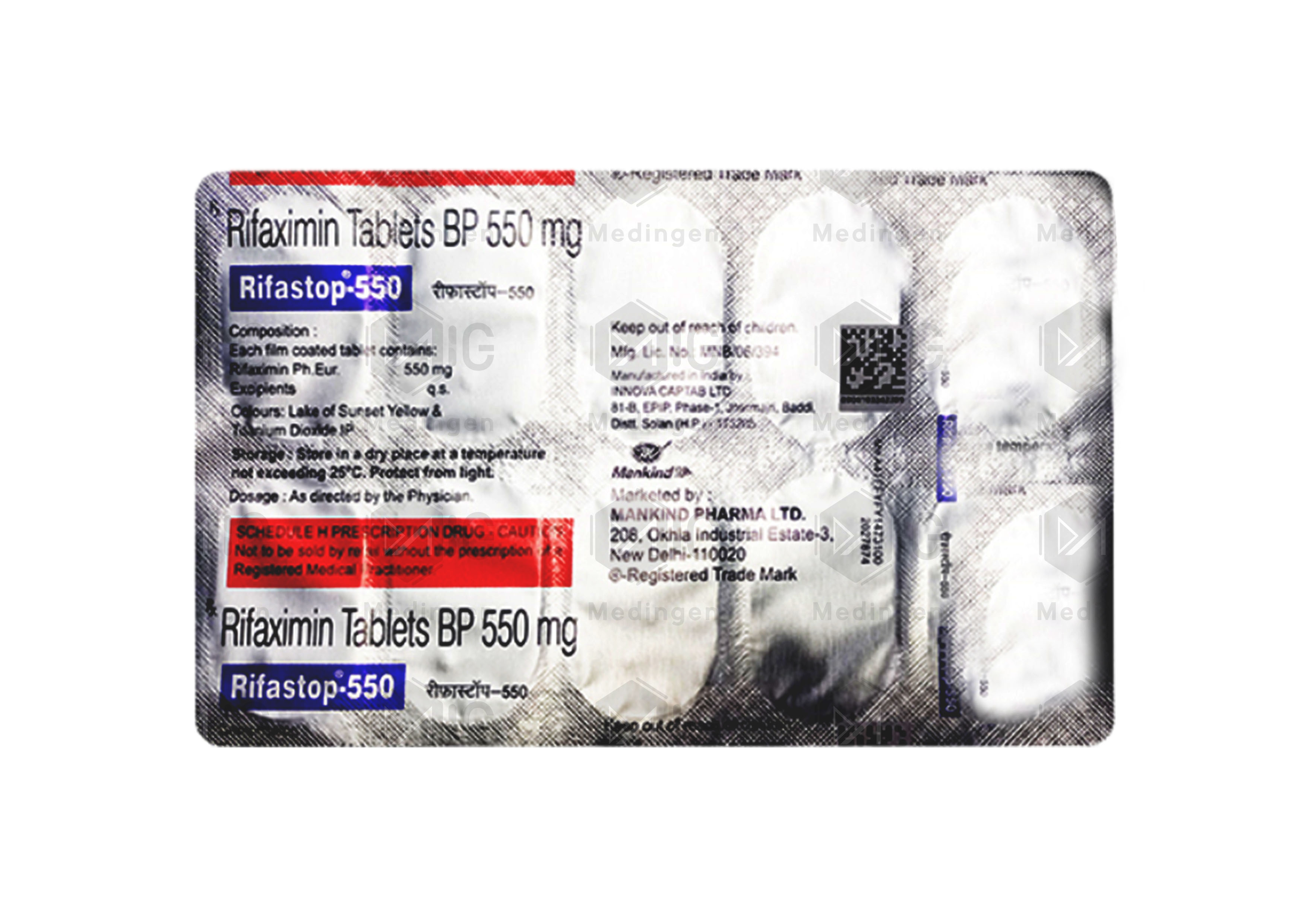 RIFASTOP 550MG